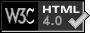 W3.org Certified Valid HTML